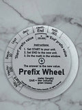 Metric Prefix Wheel | Unit Conversion Tool | Science & Math Classroom Manipulative | STEM Teacher Resource | Decimal Mover